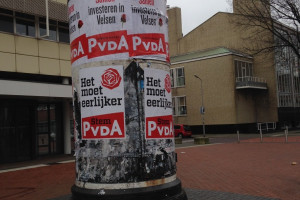PvdA Velsen op campagne in IJmuiden